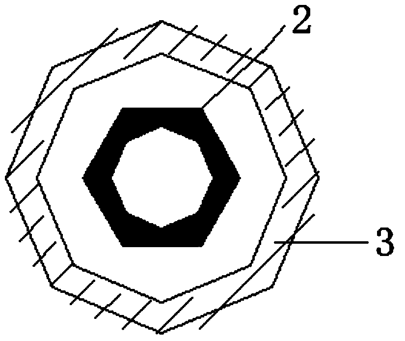 Fastening bolt for shear wall formwork