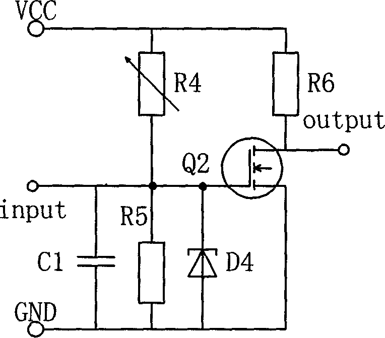 Sectional-type energy consumption brake circuit of permanent-magnet direct current motor