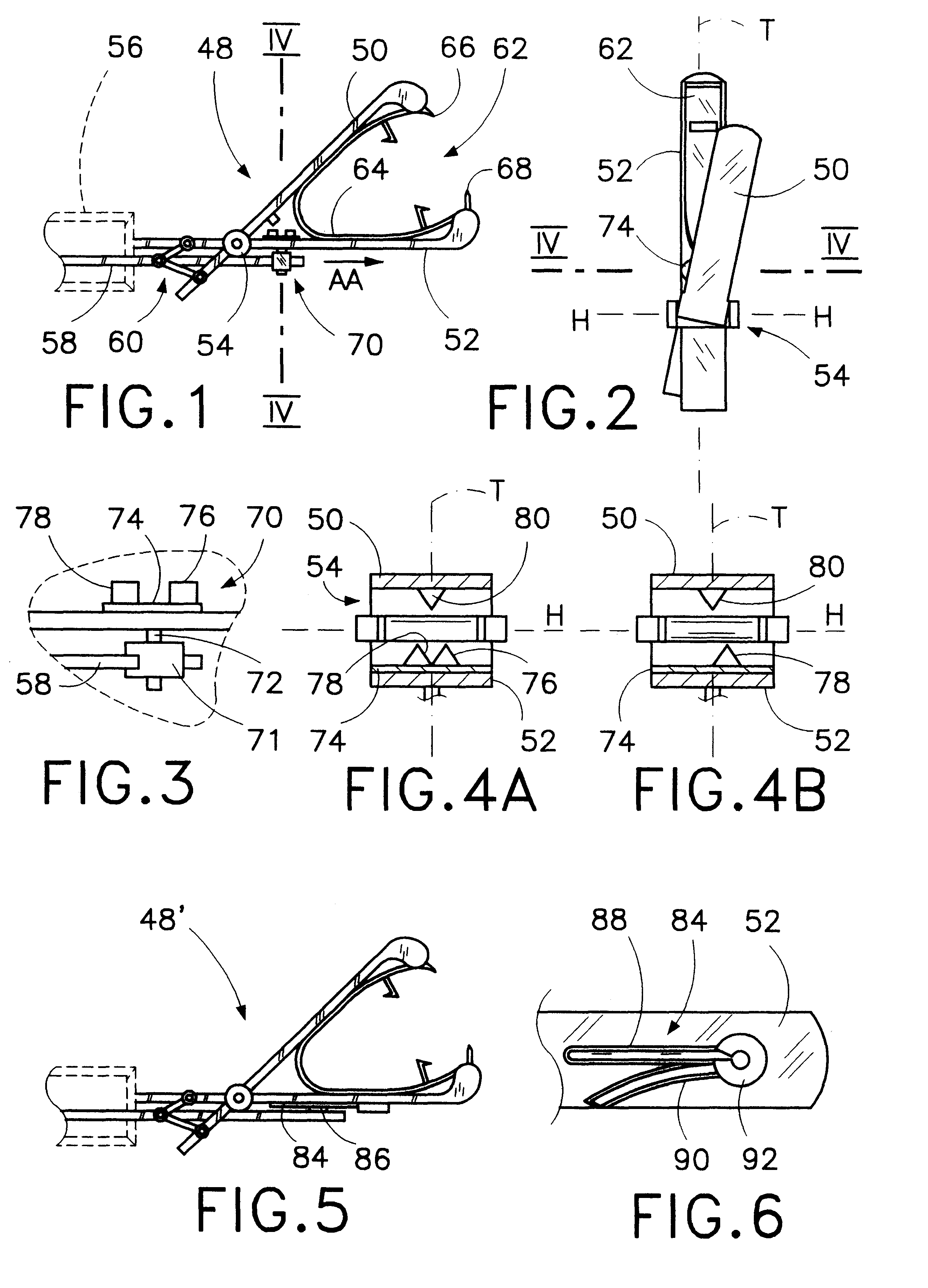 Off-set clamp mechanism and associated method for minimally invasive surgery