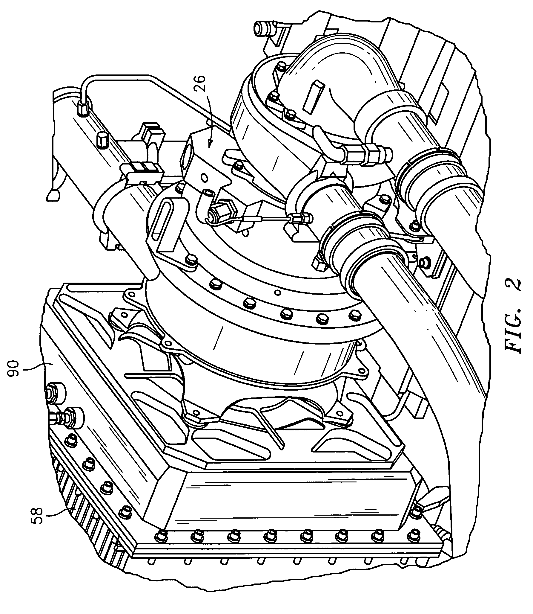 Air cycle machine for an aircraft environmental control system