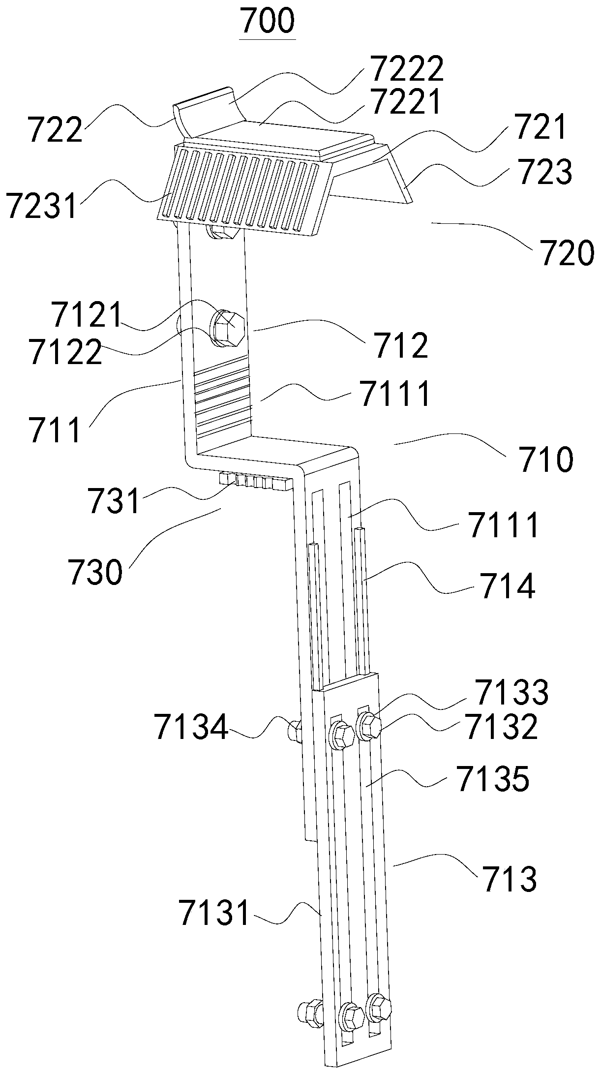 Quick connector and emergency power distribution cabinet