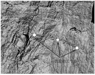 Cloud recognition method of three-dimensional laser scanning point in geological body structural plane