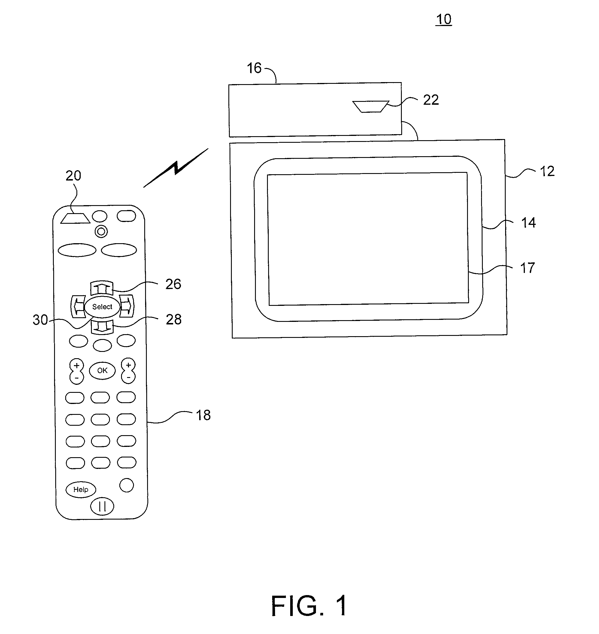 System and method for focused navigation within a user interface