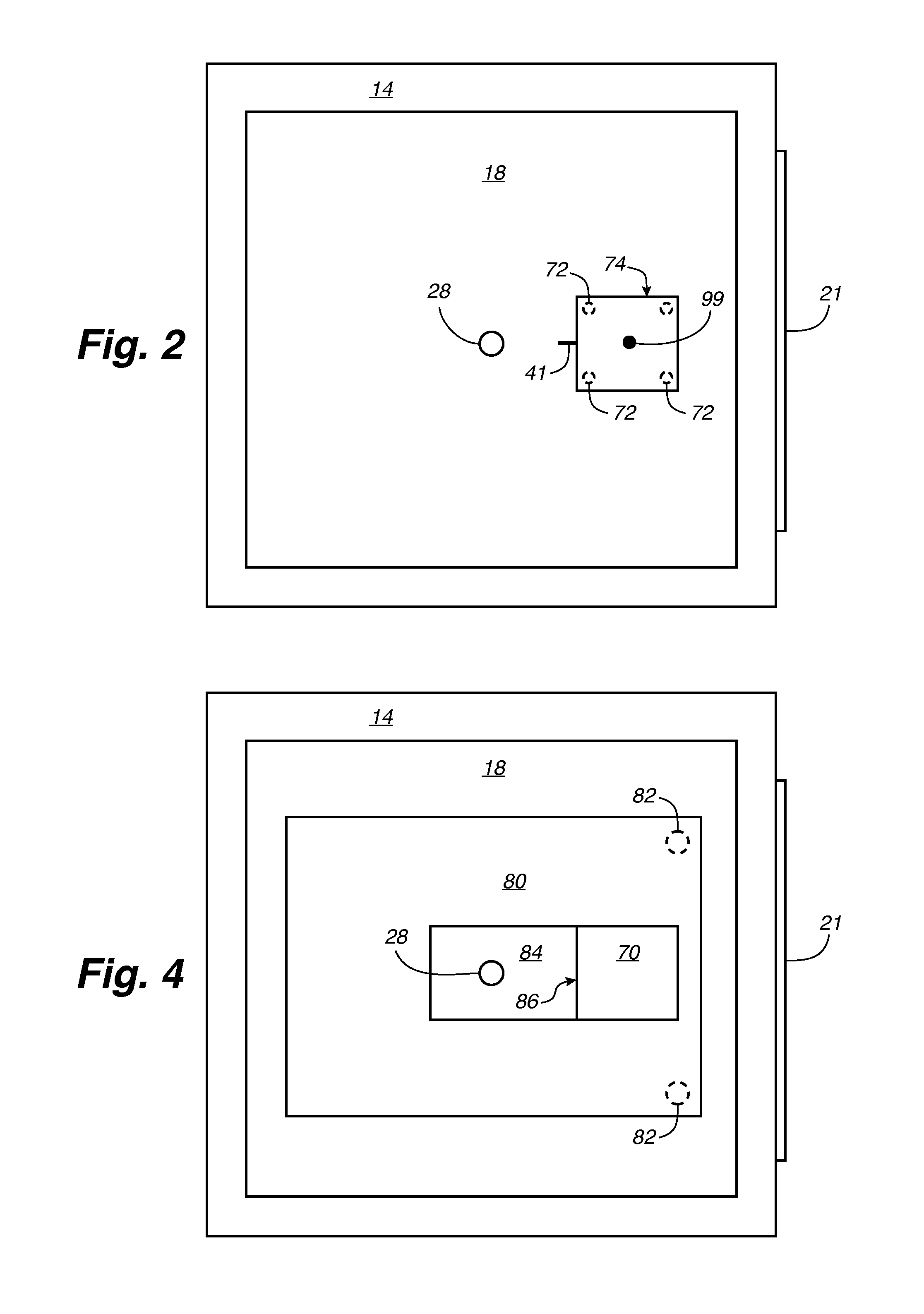 Off-center ground return for RF-powered showerhead