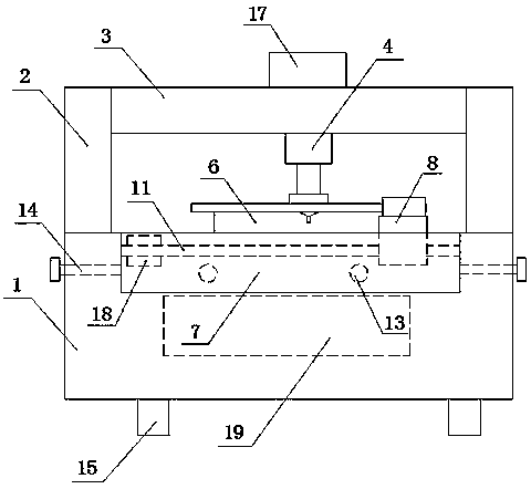 Building decoration plate grinding device