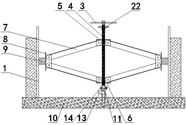 A formwork fast support device