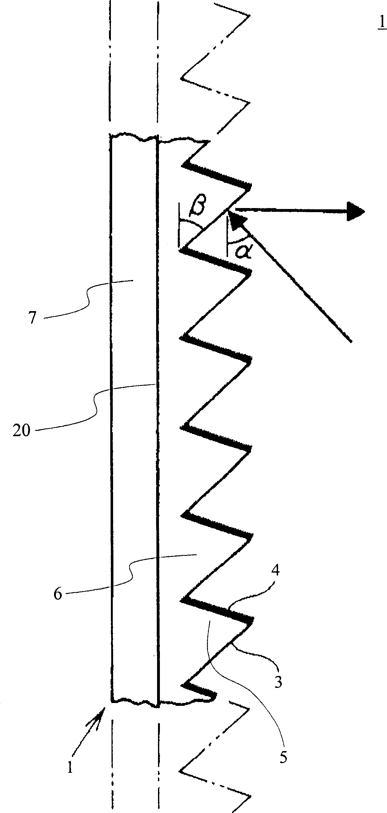 Reflex-type screen assembly