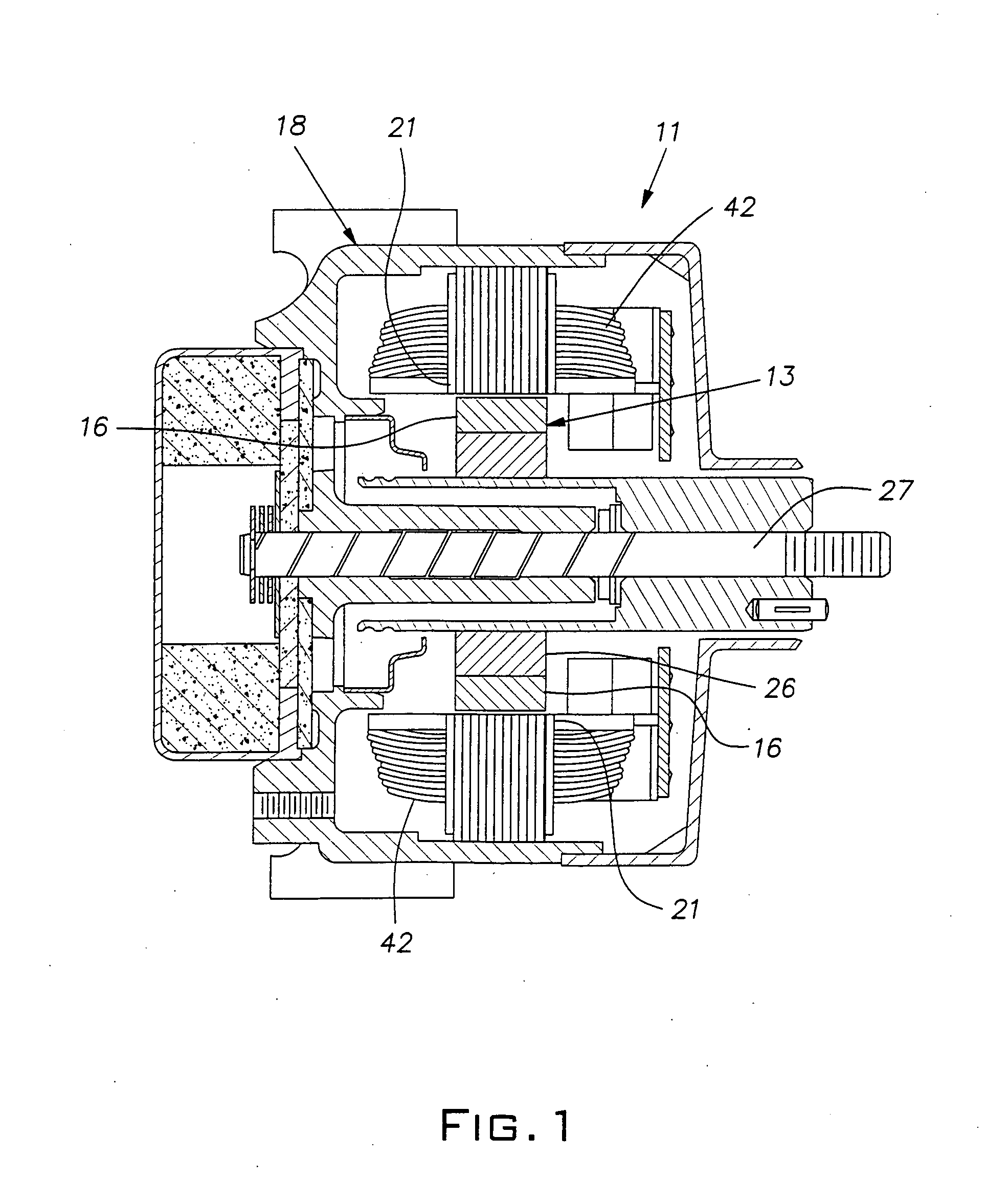 Brushless DC permanent magnet motor