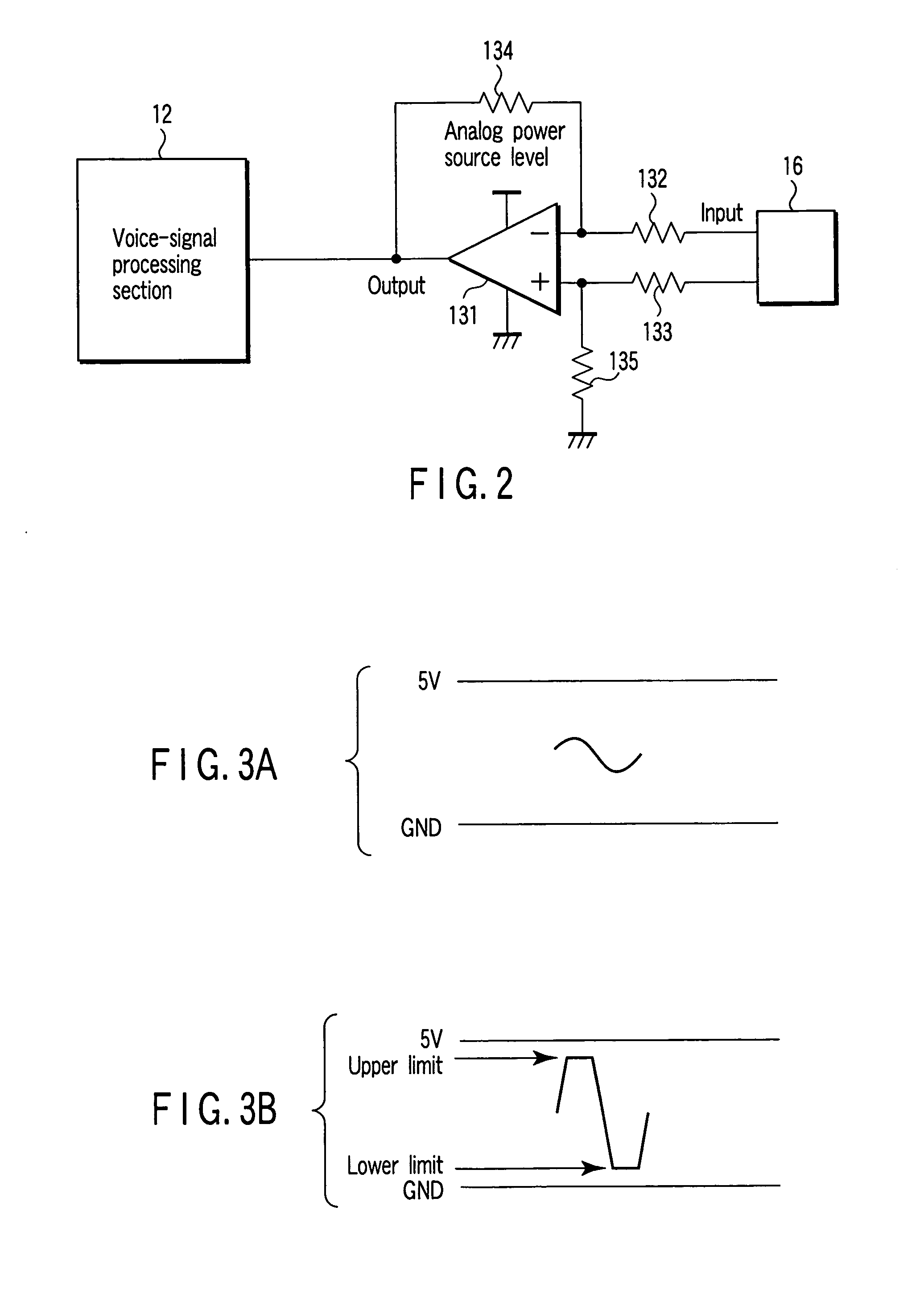 Voice signal clipping circuit and telephone set therewith