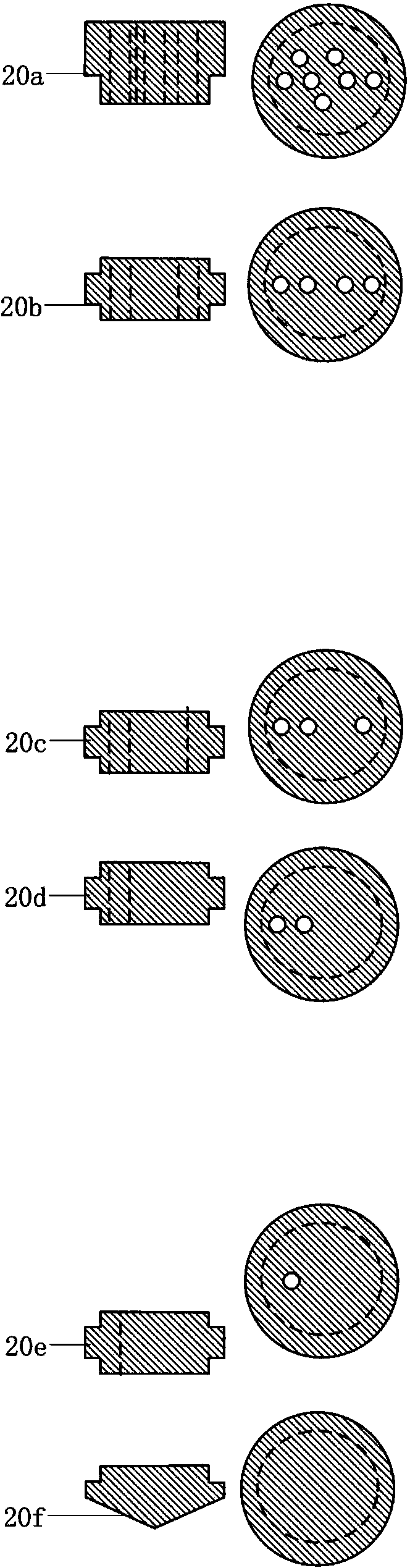 Gas pushing type underground fluid stratified sampling device