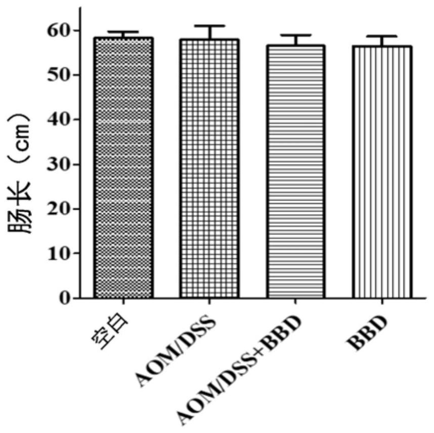 Application of eight-treasure pill to preparation of medicine for delaying occurrence and development of colitis-related colon cancer