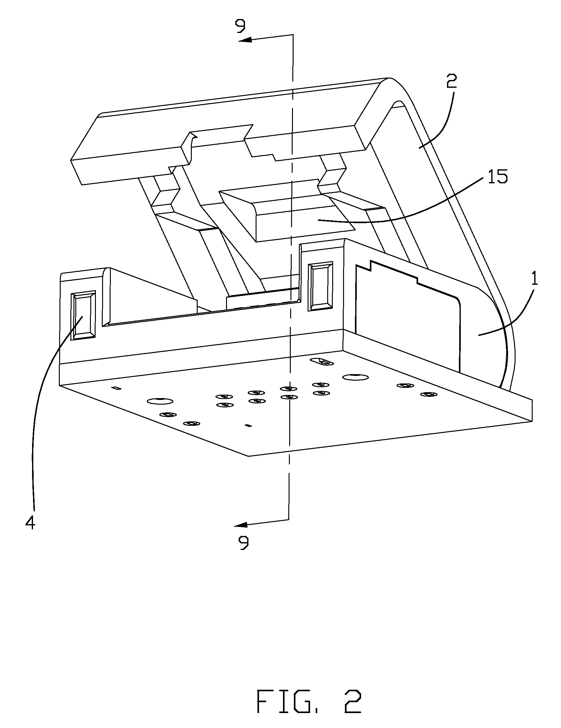 Low profile modular jack having spring-biased cover