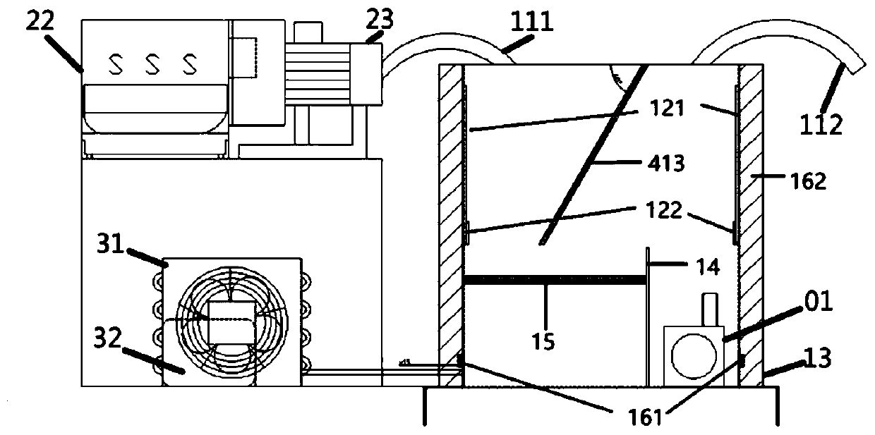 Comprehensive oil smoke purifying device suitable for large and medium restaurants