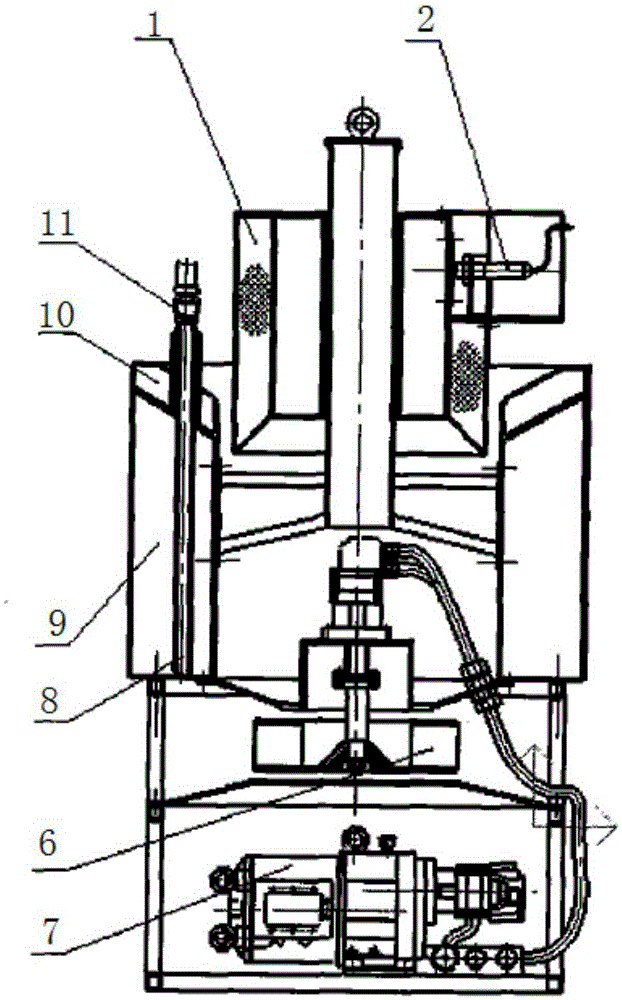 Buoy type weir type oil collection device