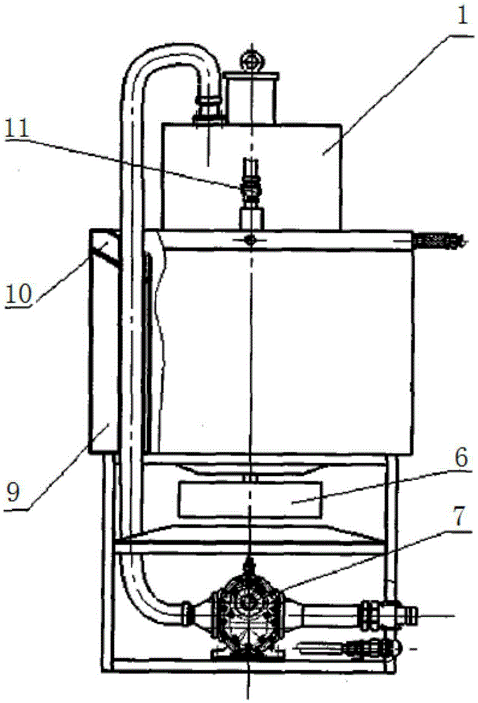 Buoy type weir type oil collection device