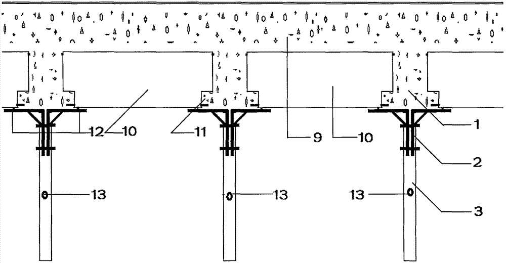 Construction technology of straw concrete formwork-removing-free dense-rib laminated floor slab