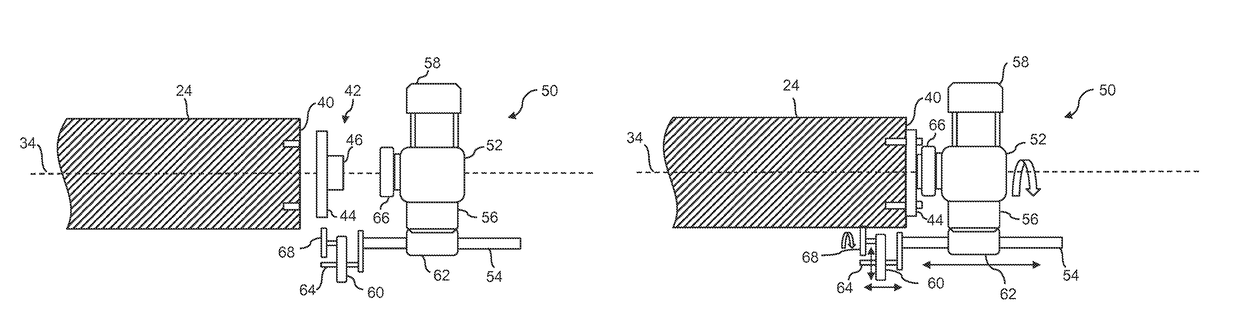 System and method for in-situ resurfacing of a wind turbine main rotor shaft