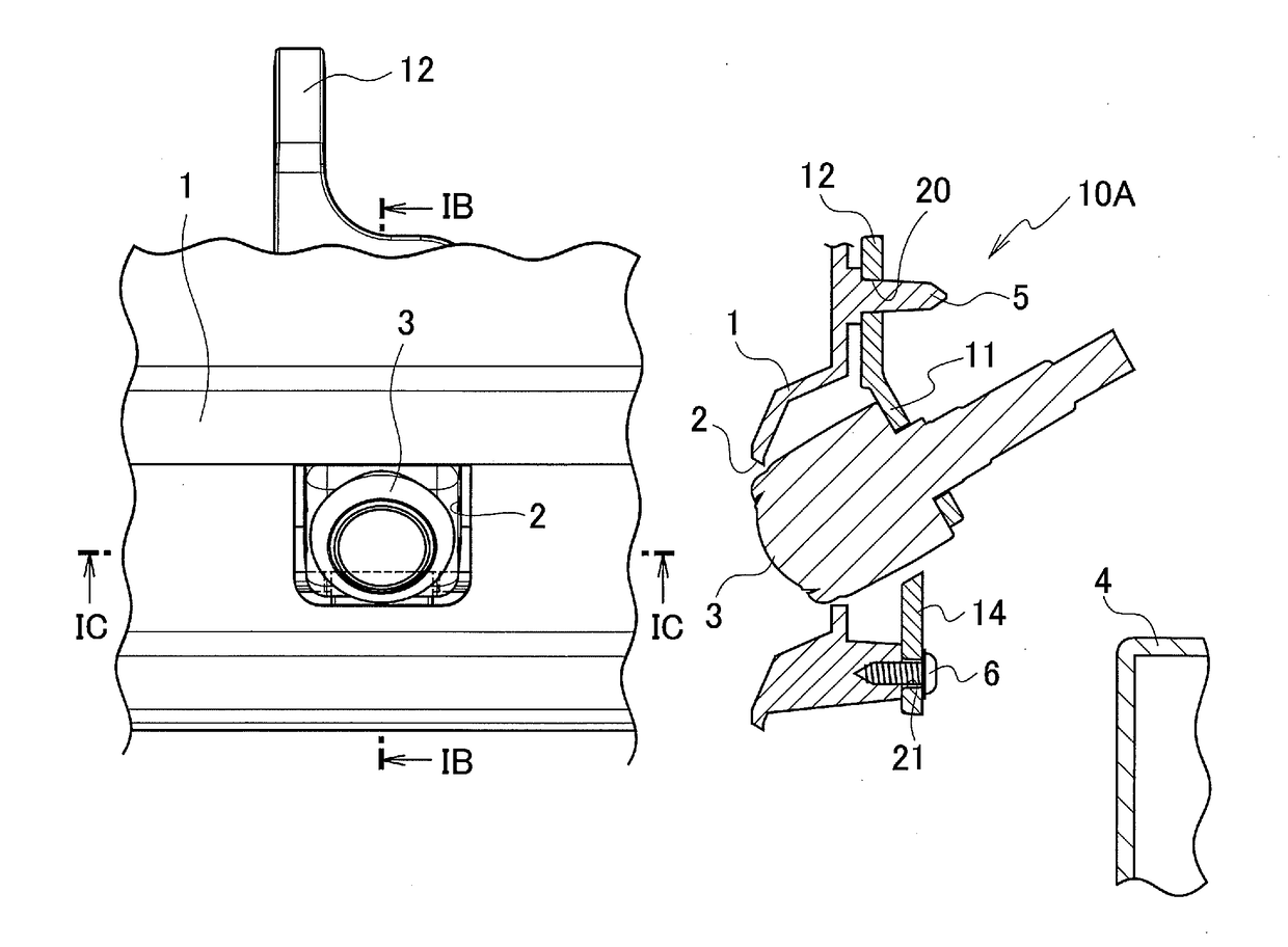 Bracket for on-vehicle camera