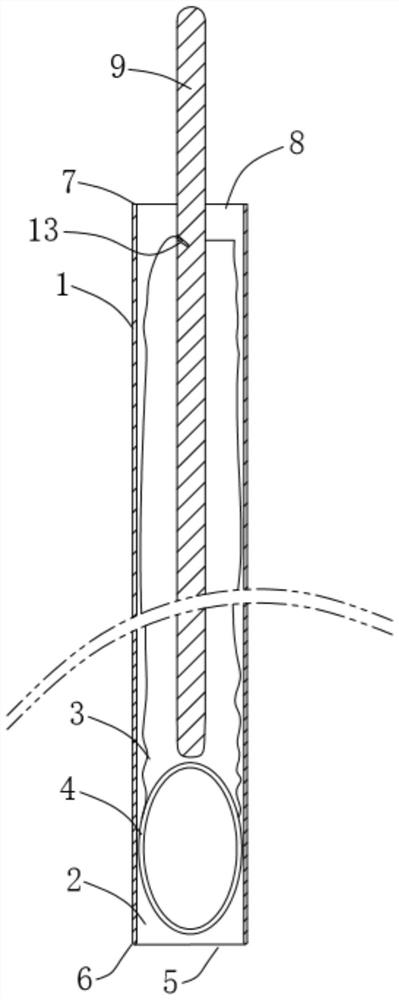 A device for inserting a surgical channel