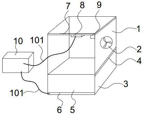 Roof planting container capable of automatically adjusting moisture