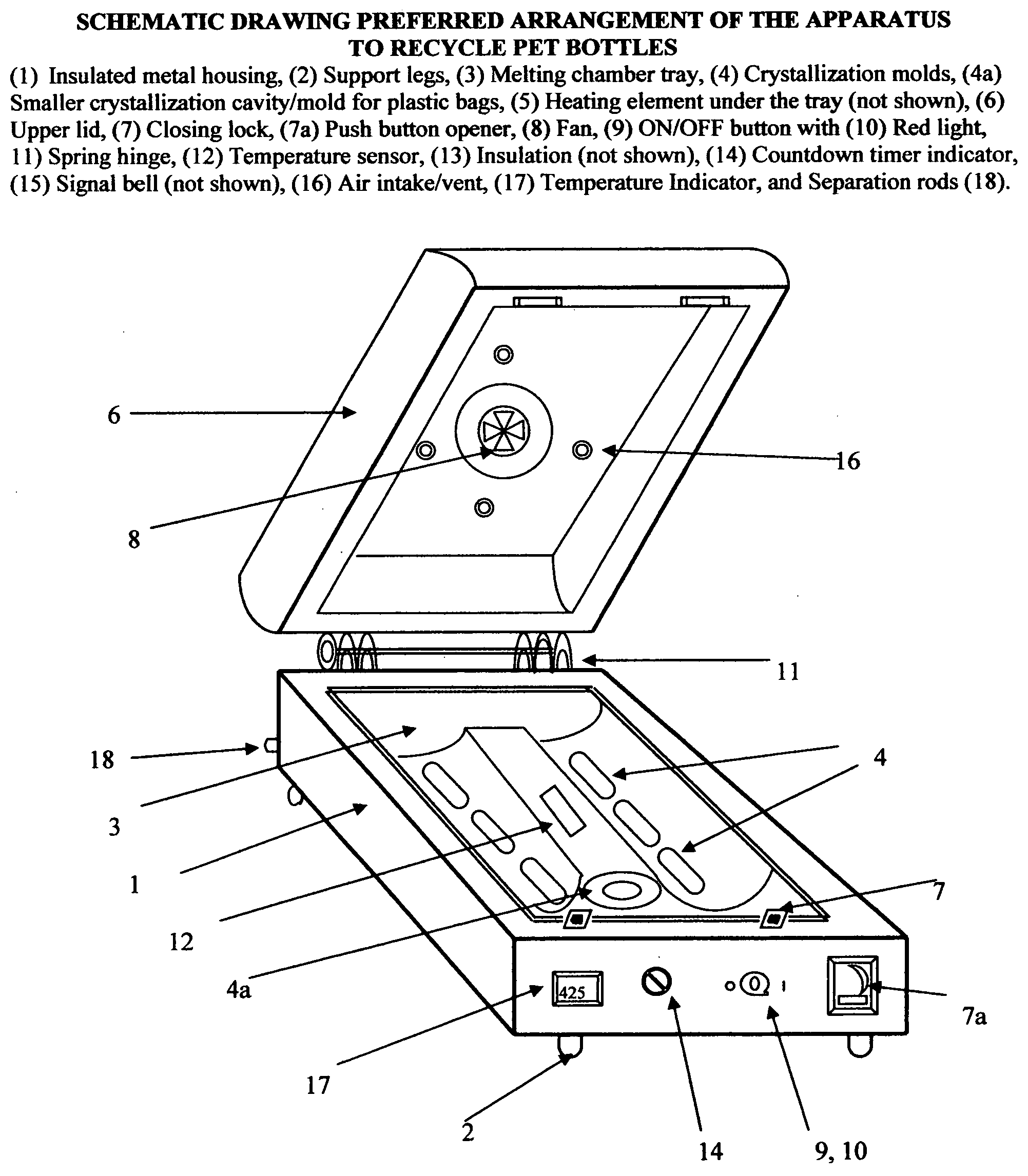 Method and apparatus to recycle waste pet bottles