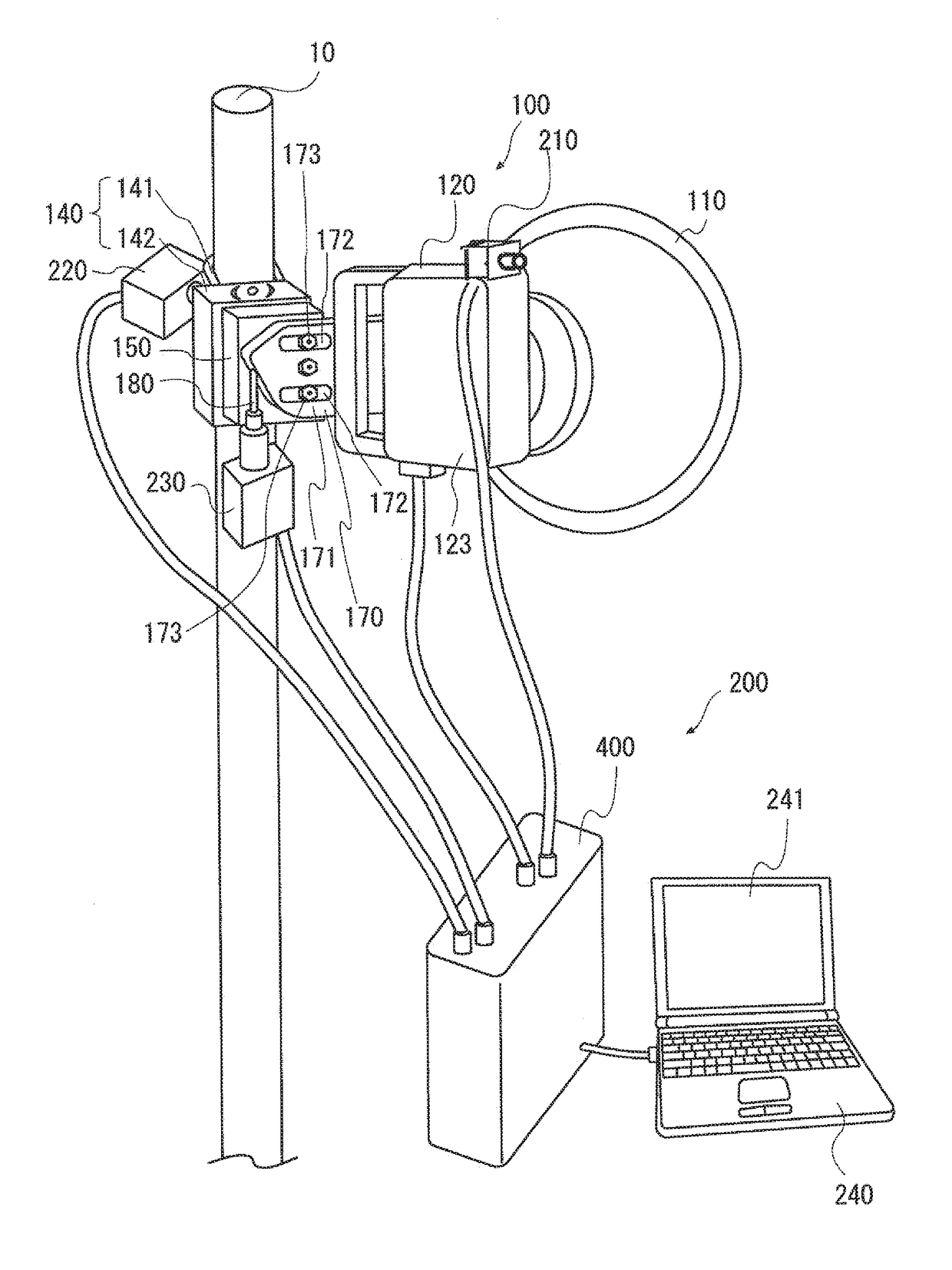 Antenna orientation adjustment device and antenna orientation adjustment method