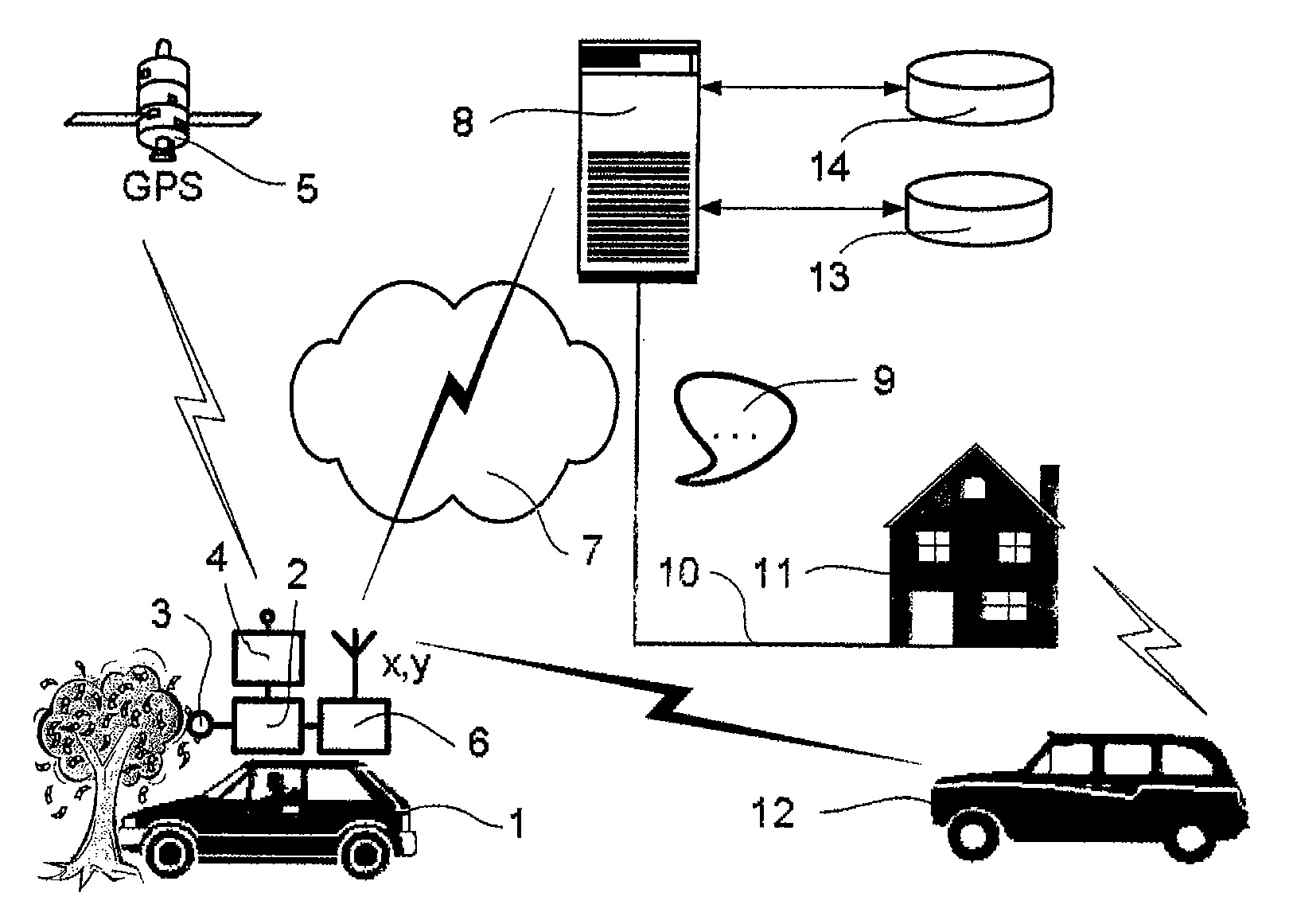 Method and system for transmitting an emergency call