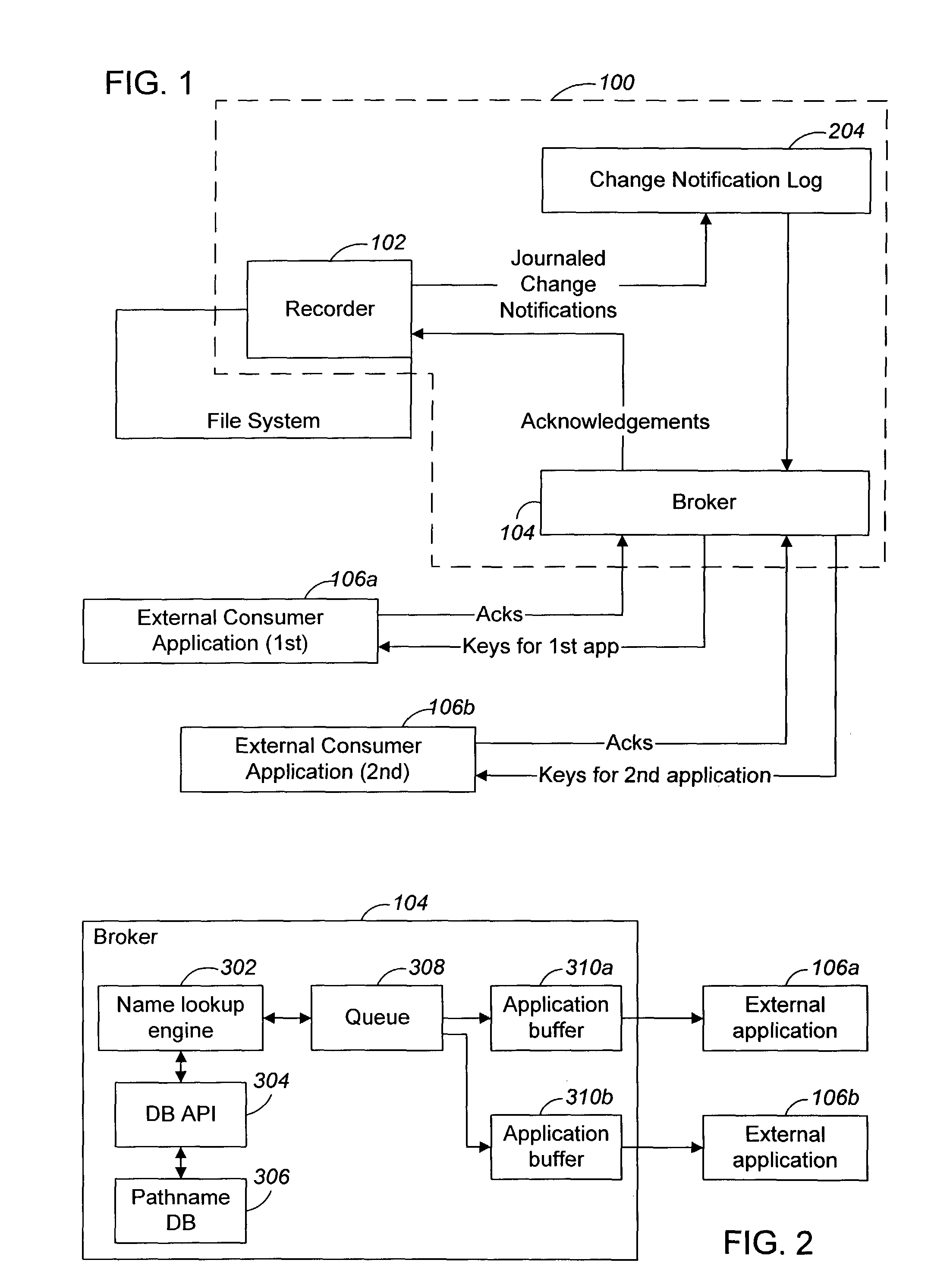 Active file change notification