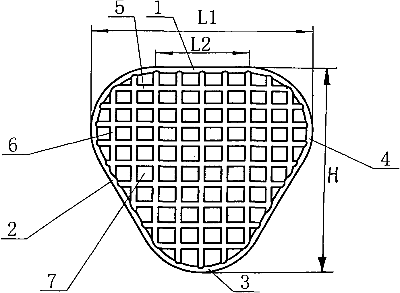 Solid reticulate intrauterine device