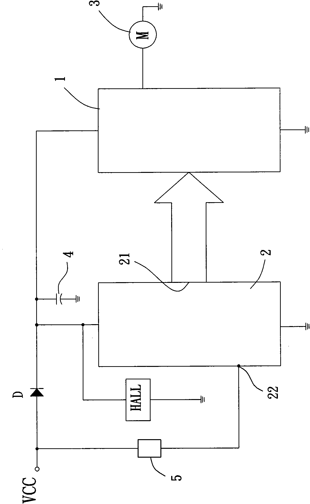 Fan system and brake circuit thereof