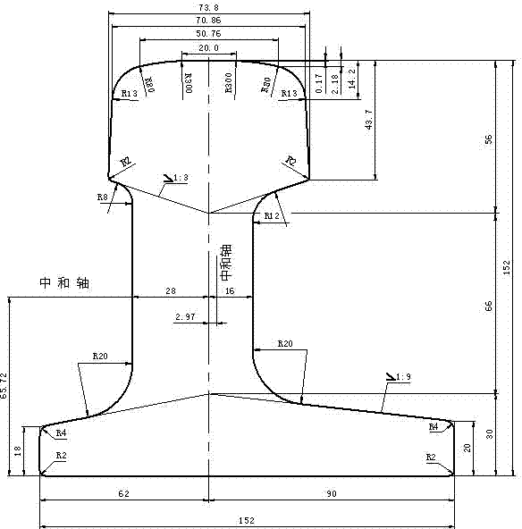 Urban rail transit switch rail and manufacture process thereof