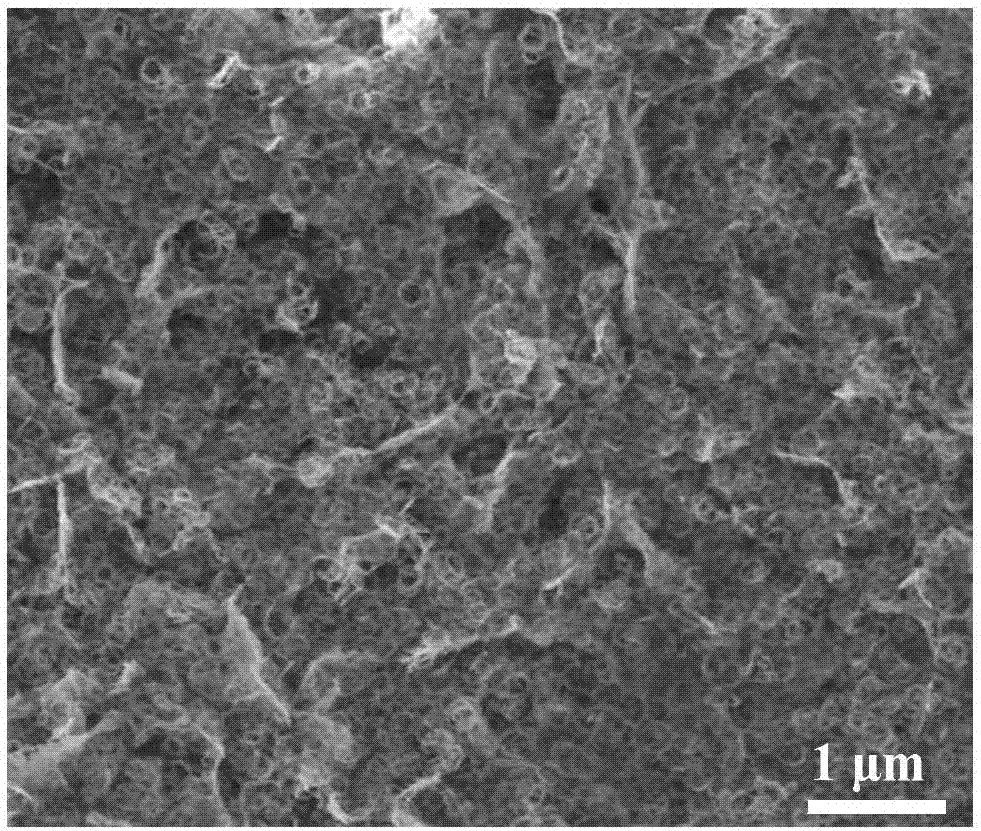 Six-membered ring-shaped cobalt oxyhydroxide/graphene nanometer composite material and preparation method thereof