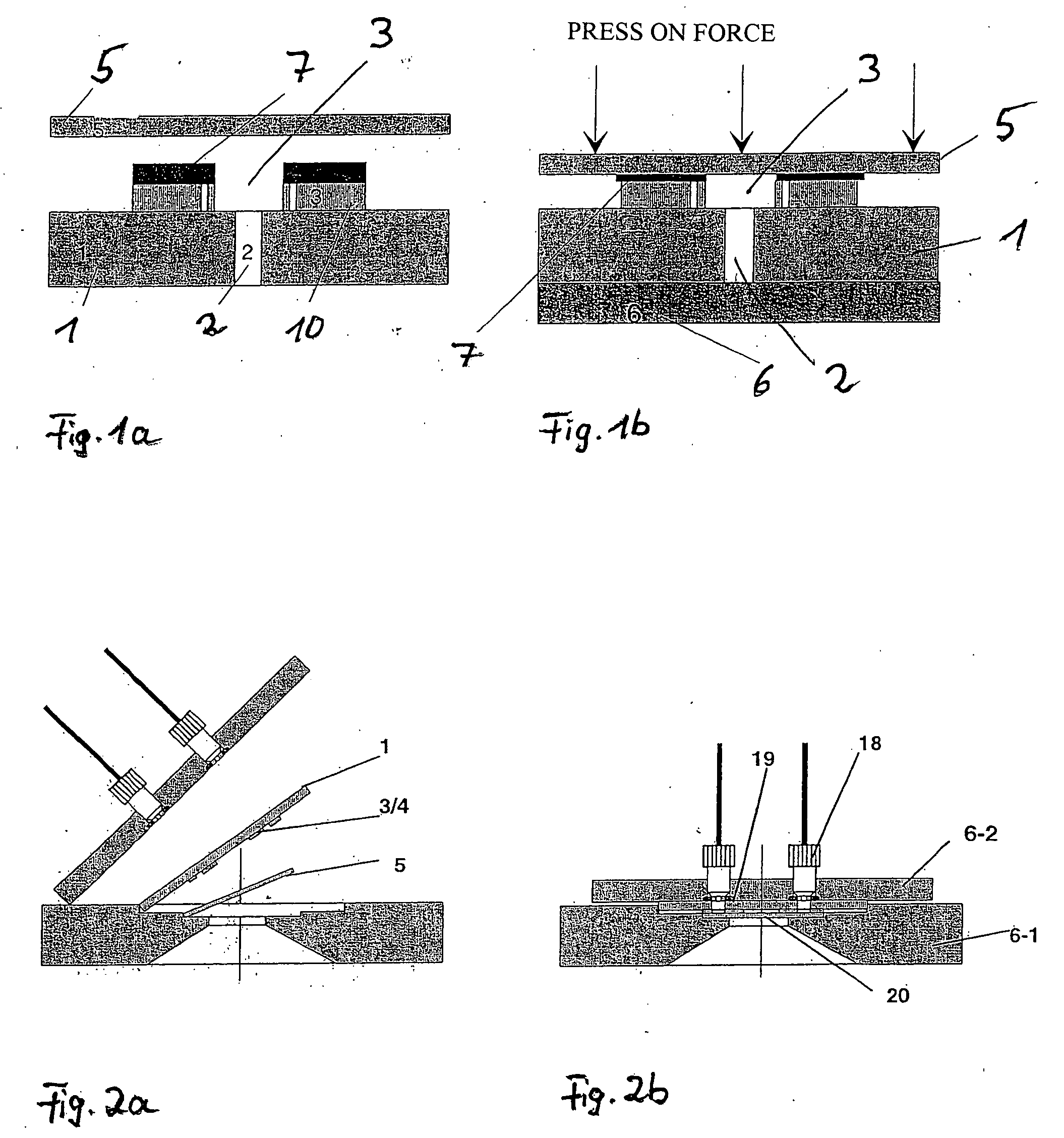 Method for producing a 3-D microscope flow-through cell