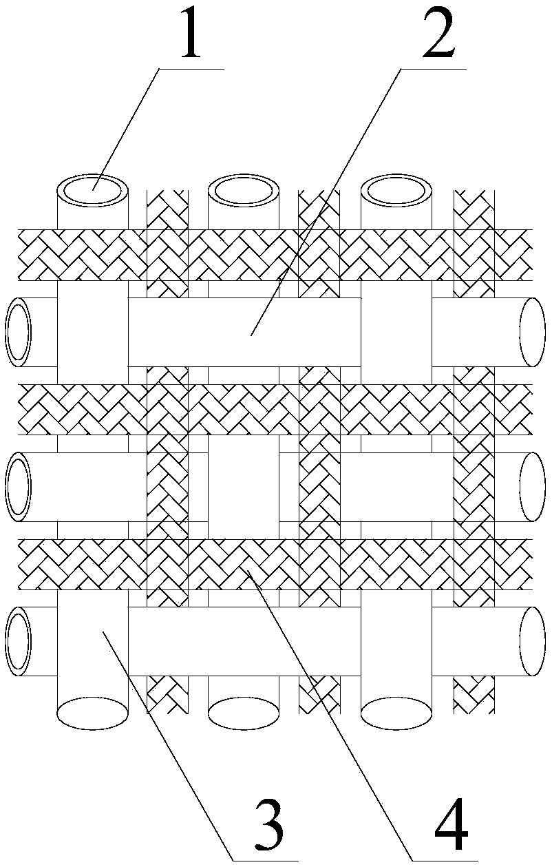 A kind of built-in viscous damping geotextile and method for using the same for structural reinforcement