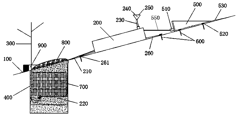 Water-fertilizer storage system for barren mountain planting and cultivation method thereof