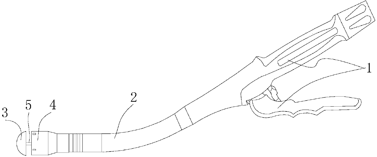 Tubular anastomat with pull wire