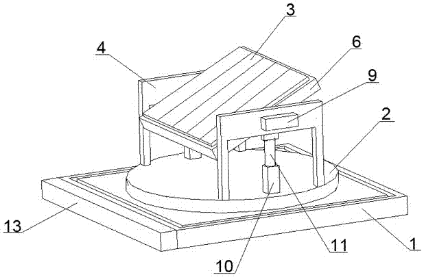 A solar power generation device with protective function