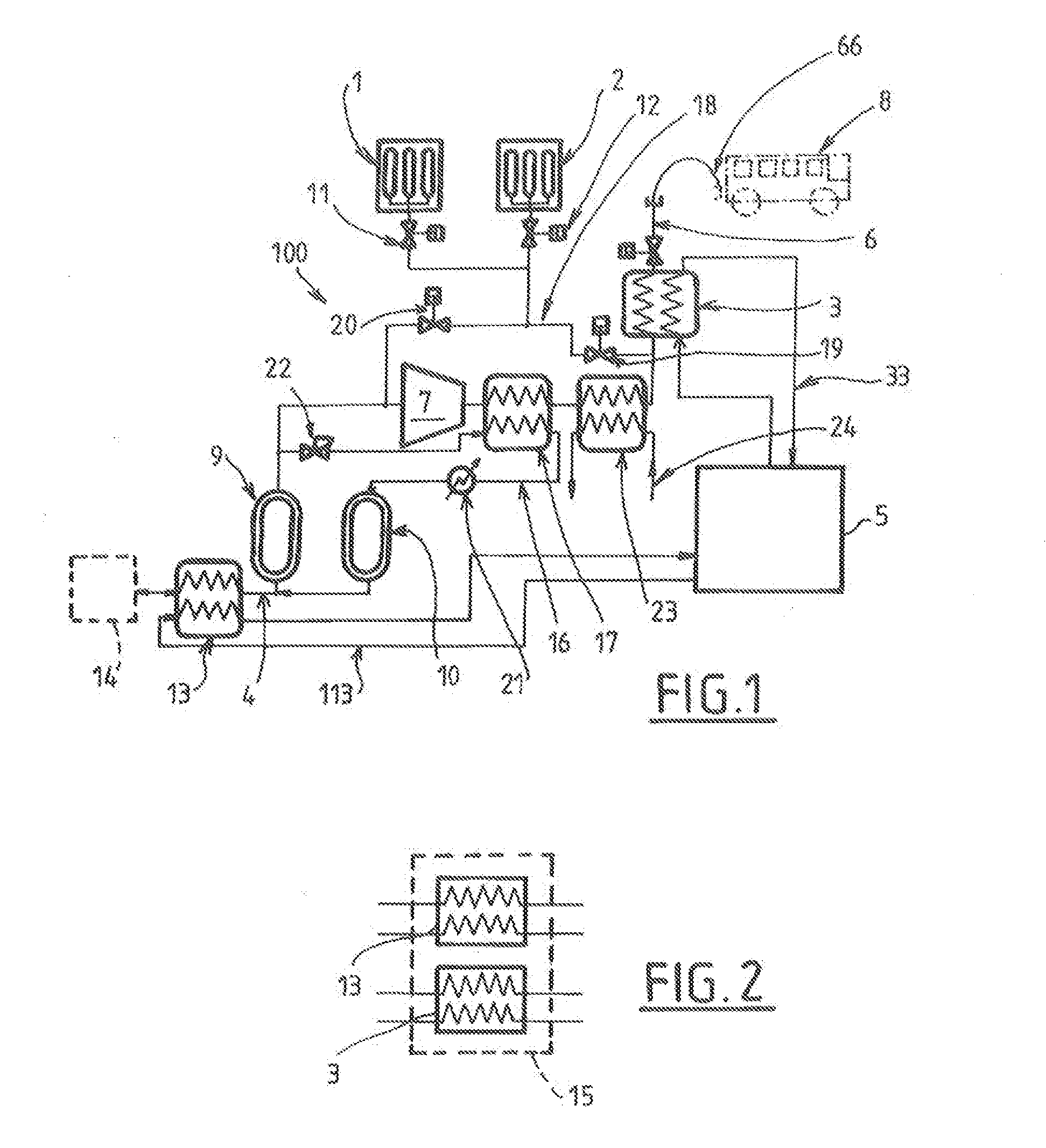 Method and station for filling gas tanks