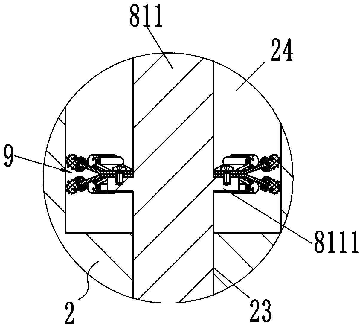 A milling equipment for inner and outer cutting edges of diagonal pliers