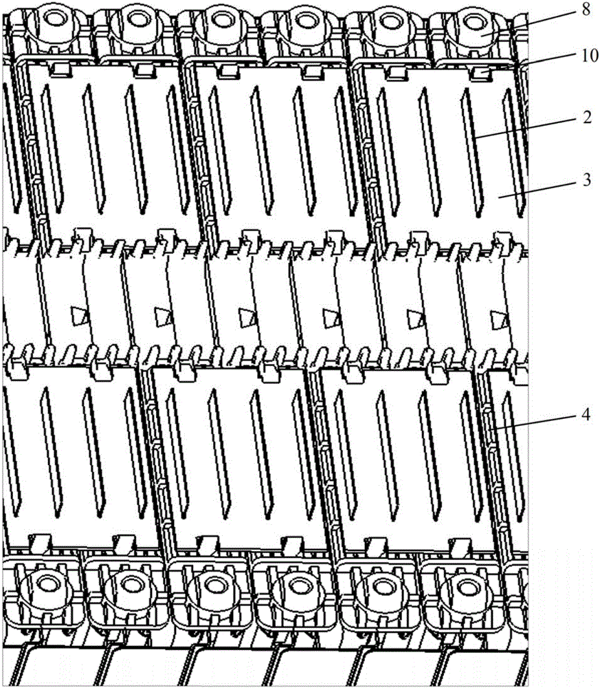 Module connecting structure for soft-package battery