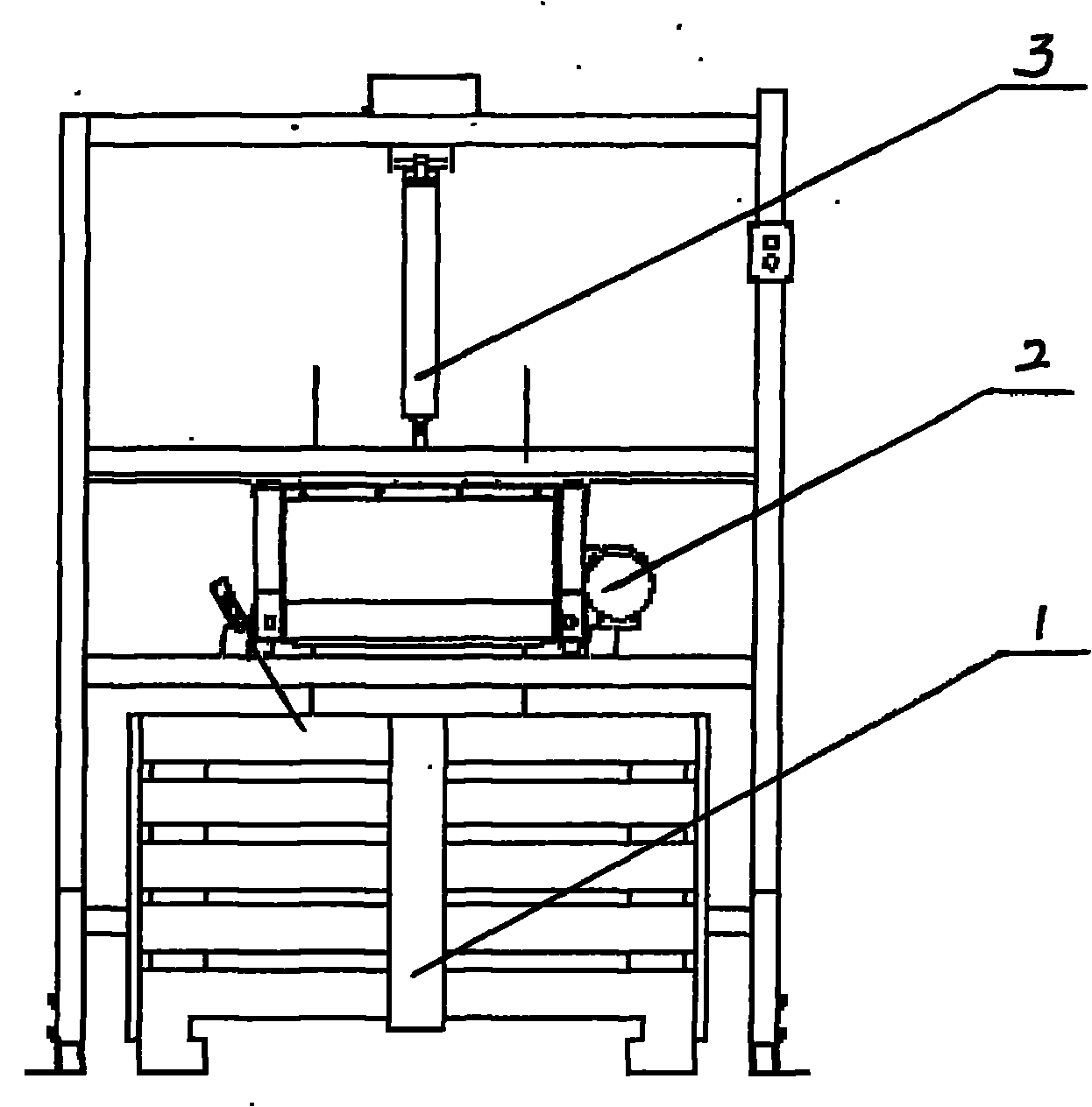 Gently and slowly loading and unloading device for sorted fruits