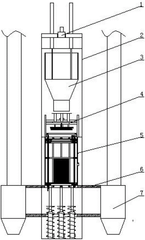 Organic refuse treatment system with feeding rotary cover provided with rotary shifting handle