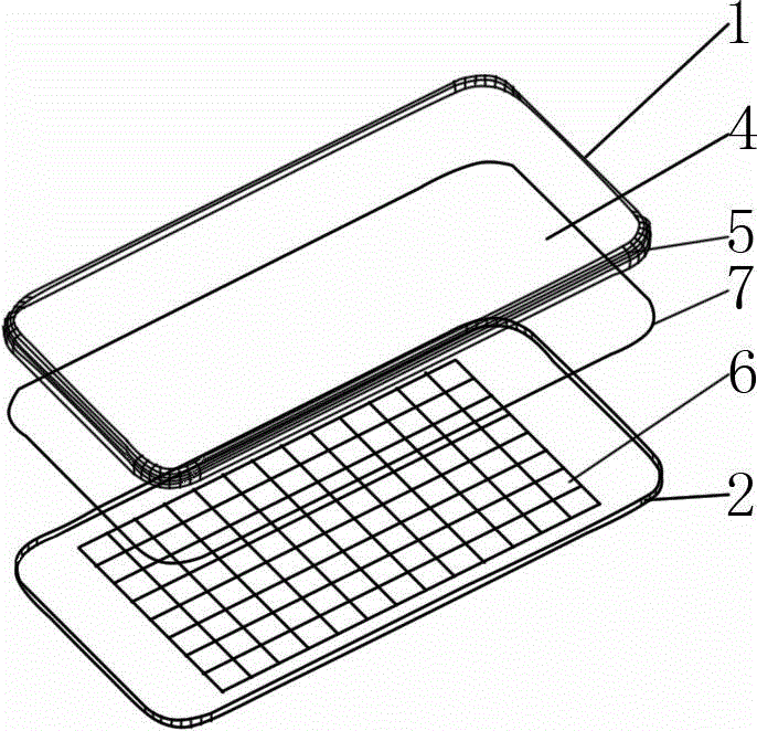 Cambered surface lens and manufacturing method thereof