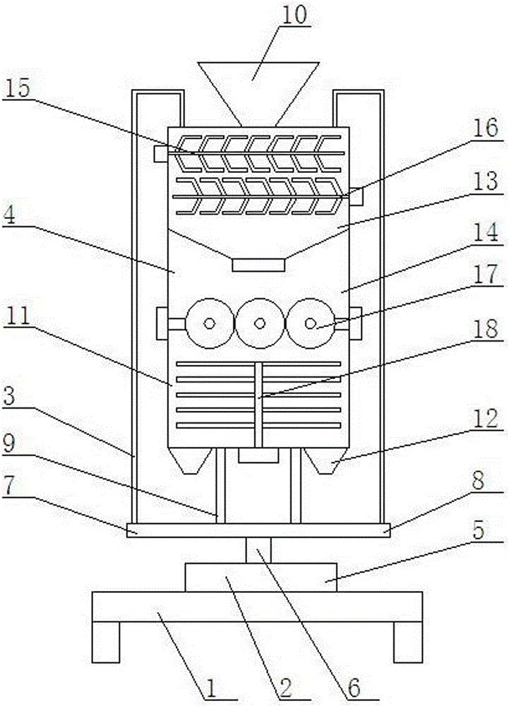 Efficient mixing and smashing device