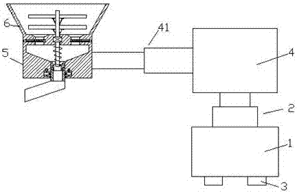 Pig breeding fodder putting device