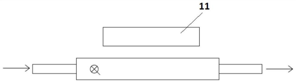 On-line antimony reduction detection device and method