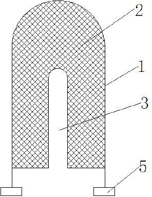 Foldable telescopic high-efficiency motor dust shield