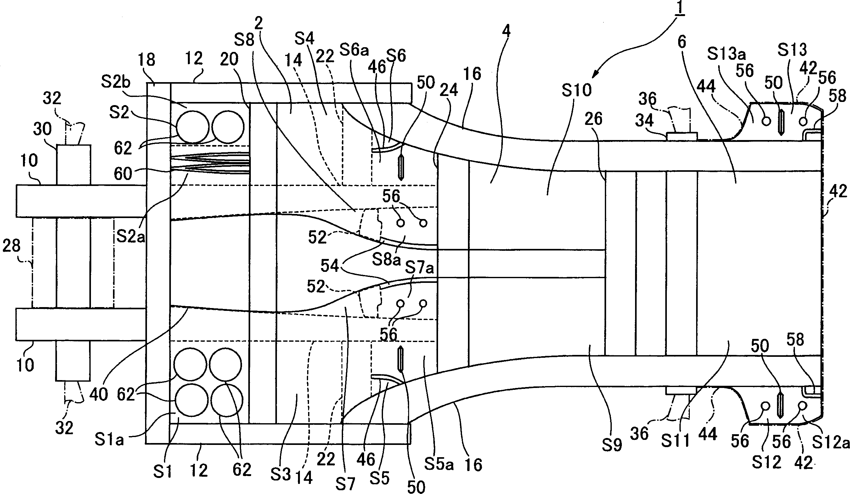 Automotive floor panel structure