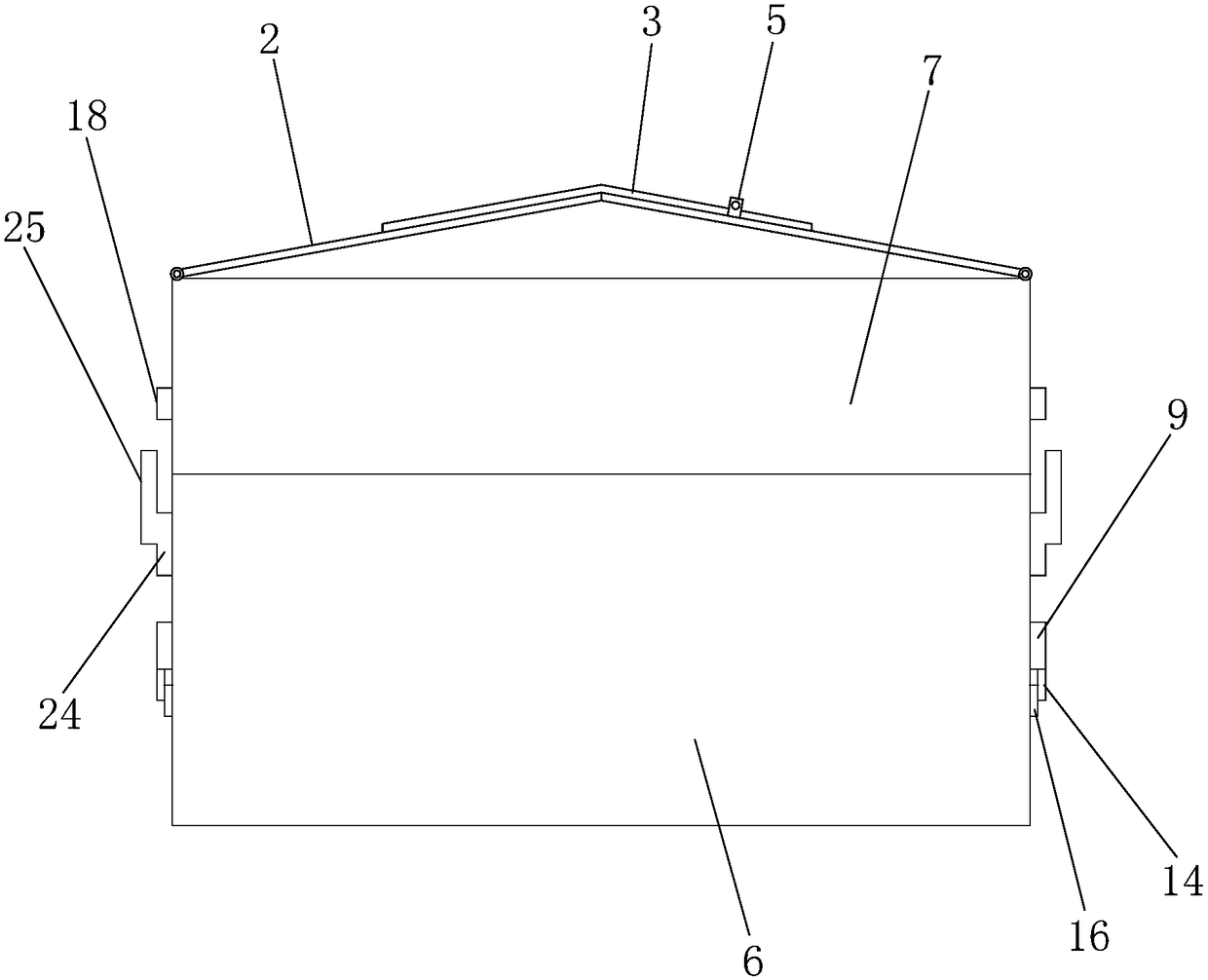 Garbage removal device for high-rise buildings