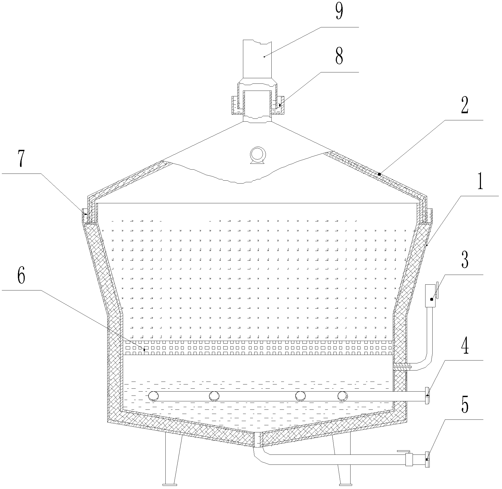 Energy-saving distilling apparatus for wine